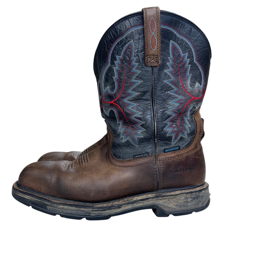 Ariat WorkHog XT VentTEK Leather Carbon Toe Workwear Western Boots Size 11.5 EE